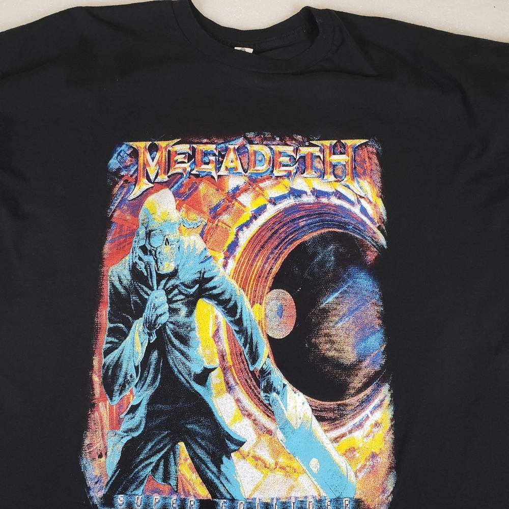Megadeth Men's XL Super Collider Gigantour 2013 Tour T-Shirt Metal Rock Alstyle